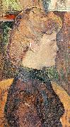  Henri  Toulouse-Lautrec The Painter's Model : Helene Vary in the Studio oil painting artist